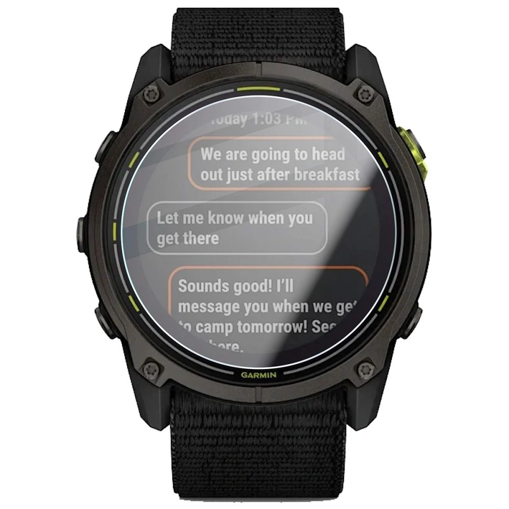 Szkło hartowane na ekran Bizon Glass Watch Clear do Garmin Enduro 3