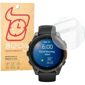 Kup Szkło hartowane na ekran Bizon Glass Watch Clear do Garmin Fenix 8 AMOLED 47 mm - BIZ6624 - {ean13} - Sklep Home Screen