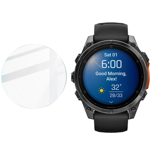 Kup Szkło hartowane na ekran Bizon Glass Watch Clear do Garmin Fenix 8 AMOLED 47 mm - BIZ6624 - {ean13} - Sklep Home Screen