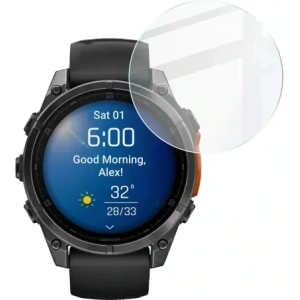 Buy Bizon Glass Watch Clear Garmin Fenix 8 AMOLED 47 mm - BIZ6624 - {ean13} - Home Screen Store Europe