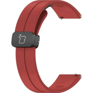 Kup Silikonový pásek Bizon Strap Watch Silicone 22 mm k smartwatchi burgundové barvy - BIZ6628 - {ean13} - Sklep Home Screen