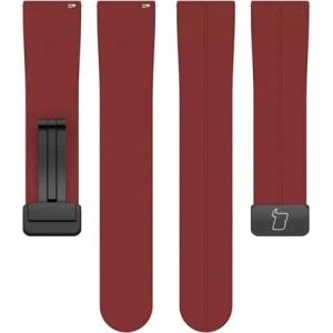 Kup Silikonový pásek Bizon Strap Watch Silicone 22 mm k smartwatchi burgundové barvy - BIZ6628 - {ean13} - Sklep Home Screen
