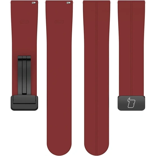 Kup Silikonowy pasek Bizon Strap Watch Silicone 22 mm do smartwatcha burgundowy - BIZ6628 - {ean13} - Sklep Home Screen