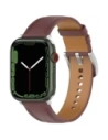 Kup Kožený pásek Bizon Strap Watch Casual pro Apple Watch 44/45/46/49mm tmavě hnědý - BIZ6630 - {ean13} - Sklep Home Screen