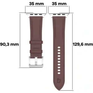 Kup Skórzany pasek Bizon Strap Watch Casual do Apple Watch 44/45/46/49mm ciemnobrązowy - BIZ6630 - {ean13} - Sklep Home Screen