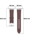 Buy Bizon Strap Watch Casual Apple Watch 44/45/46/49mm dark brown - BIZ6630 - {ean13} - Home Screen Store Europe