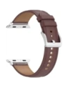 Kup Kožený pásek Bizon Strap Watch Casual pro Apple Watch 44/45/46/49mm tmavě hnědý - BIZ6630 - {ean13} - Sklep Home Screen