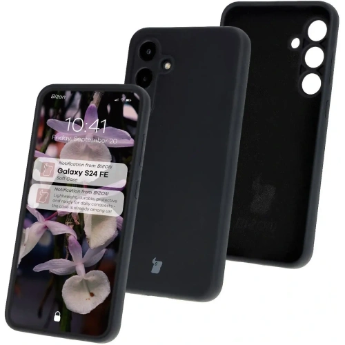 Kup Silikonowe etui Bizon Soft Case do Samsung Galaxy S24 FE czarne - BIZ6631 - {ean13} - Sklep Home Screen