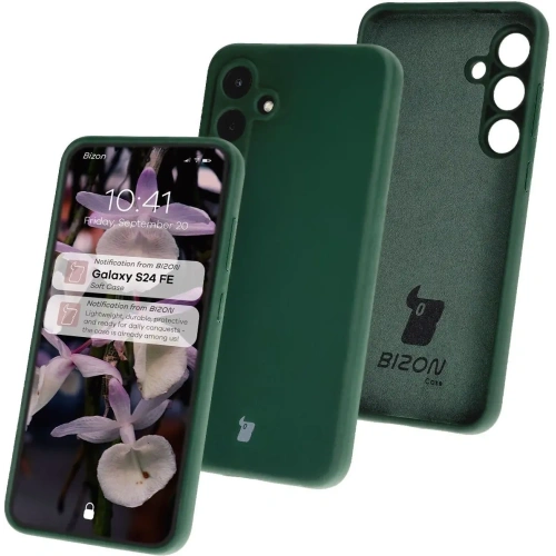 Kup Bizon Soft Case Samsung Galaxy S24 FE dunkelgrün - BIZ6632 - {ean13} - Sklep Home Screen