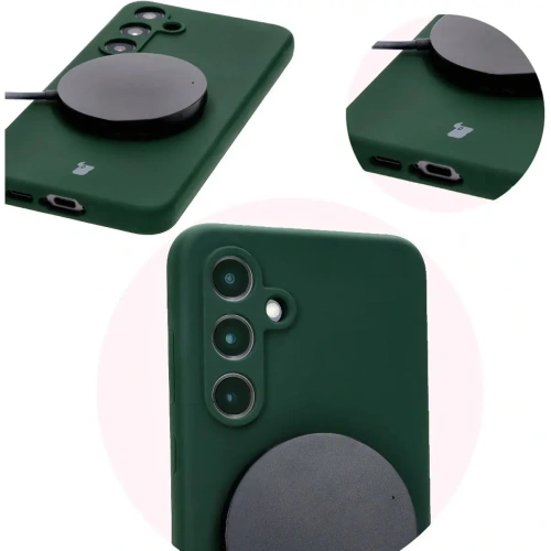 Buy Bizon Soft Case Samsung Galaxy S24 FE dark green - BIZ6632 - {ean13} - Home Screen Store Europe