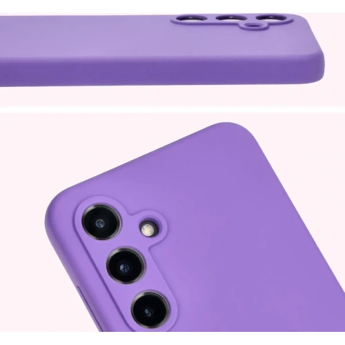 Kup Silikonowe etui Bizon Soft Case do Samsung Galaxy S24 FE fioletowe - BIZ6633 - {ean13} - Sklep Home Screen