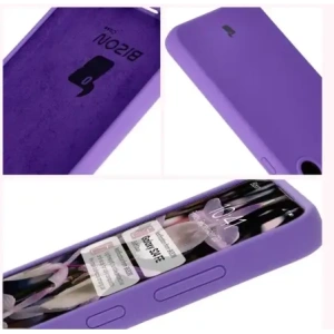Kup Silikonowe etui Bizon Soft Case do Samsung Galaxy S24 FE fioletowe - BIZ6633 - {ean13} - Sklep Home Screen