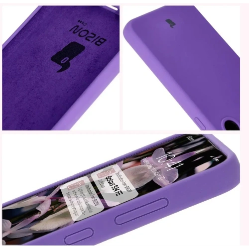 Kup Silikonowe etui Bizon Soft Case do Samsung Galaxy S24 FE fioletowe - BIZ6633 - {ean13} - Sklep Home Screen