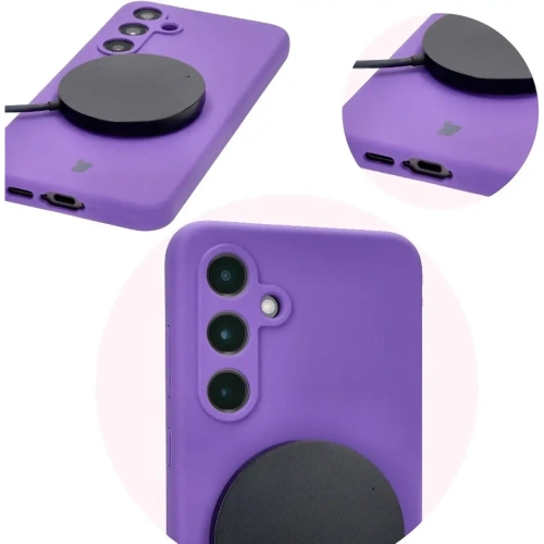 Kup Bizon Soft Case Samsung Galaxy S24 FE violet - BIZ6633 - {ean13} - Sklep Home Screen