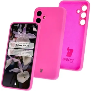 Kup Bizon Soft Case Samsung Galaxy S24 FE neon rózsaszín - BIZ6634 - {ean13} - Sklep Home Screen