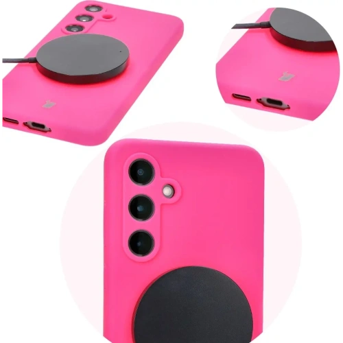 Kup Bizon Soft Case Samsung Galaxy S24 FE roz neon - BIZ6634 - {ean13} - Sklep Home Screen
