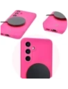 Kup Bizon Soft Case Samsung Galaxy S24 FE neon rózsaszín - BIZ6634 - {ean13} - Sklep Home Screen