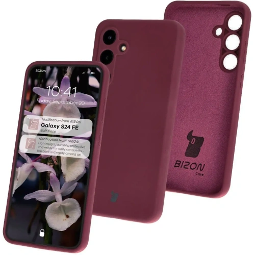Kup Bizon Soft Case Samsung Galaxy S24 FE dunkel lila - BIZ6635 - {ean13} - Sklep Home Screen