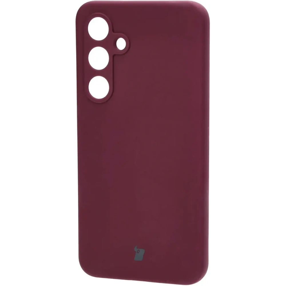 Silikonowe etui Bizon Soft Case do Samsung Galaxy S24 FE ciemnofioletowe