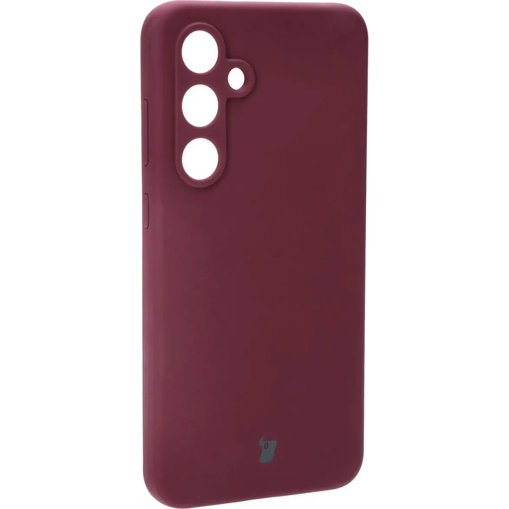 Silikonowe etui Bizon Soft Case do Samsung Galaxy S24 FE ciemnofioletowe