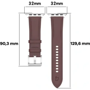Kup Bizon Strap Watch Casual Apple Watch 38/40/41mm/S10 42mm dunkelbraun - BIZ6636 - {ean13} - Sklep Home Screen