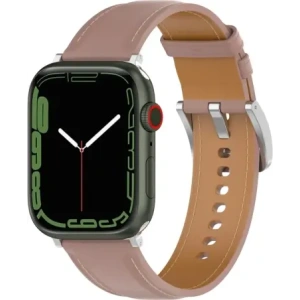 Kup Kožený pásek Bizon Strap Watch Casual do Apple Watch 38/40/41mm/S10 42mm růžový - BIZ6638 - {ean13} - Sklep Home Screen