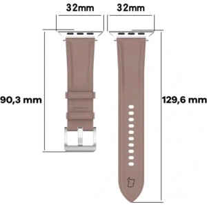 Kup Bizon Strap Uhr Casual Apple Uhr 38/40/41mm/S10 42mm rosa - BIZ6638 - {ean13} - Sklep Home Screen