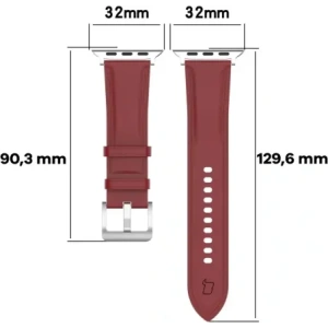 Kup Bizon Strap-Uhr Casual Apple Uhr 38/40/41mm/S10 42mm rot - BIZ6639 - {ean13} - Sklep Home Screen