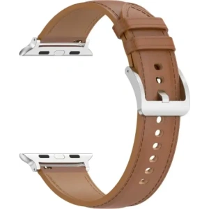 Kup Kožený pásek Bizon Strap Watch Casual do Apple Watch 44/45/46/49mm světle hnědý - BIZ6640 - {ean13} - Sklep Home Screen