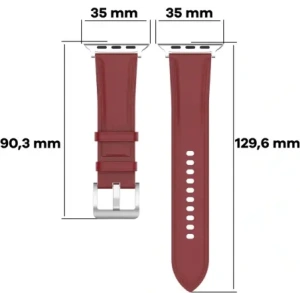 Kup Bizon Strap Uhr Casual Apple Uhr 44/45/46/49mm rot - BIZ6642 - {ean13} - Sklep Home Screen