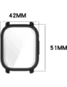 Kup Etui z osłoną ekranu Bizon Case Watch Felipe do Xiaomi Redmi Watch 5 Lite czarne - BIZ6644 - {ean13} - Sklep Home Screen