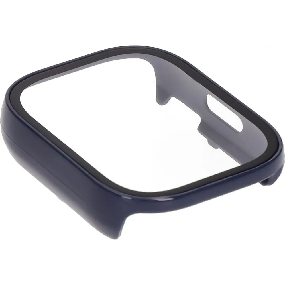 Etui ze szkłem do zegarka Bizon Case+Glass Watch do Xiaomi Redmi Watch 5 Lite niebieskie