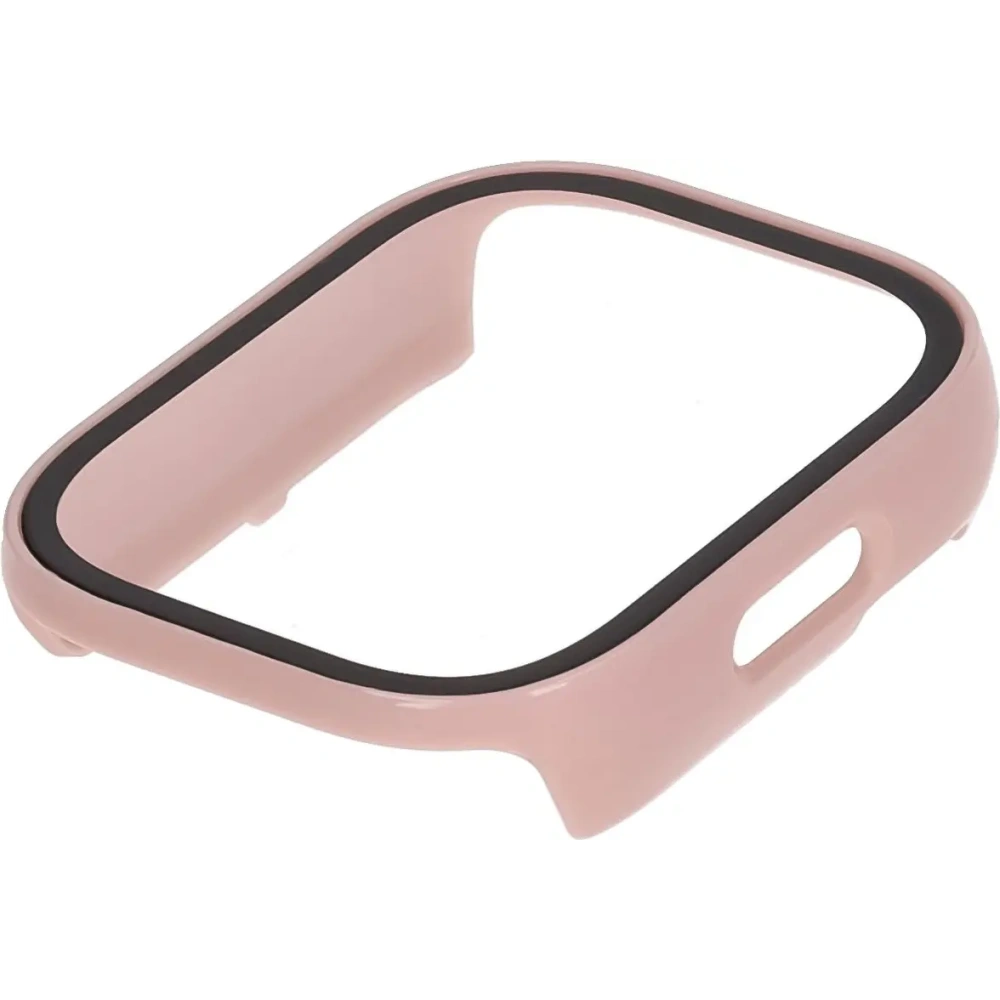 Etui ze szkłem do zegarka Bizon Case+Glass Watch do Xiaomi Redmi Watch 5 Lite różowe