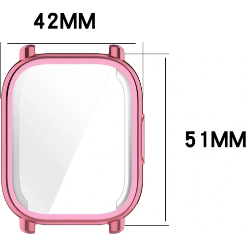 Kup Etui z osłoną ekranu Bizon Case Watch Felipe do Xiaomi Redmi Watch 5 Lite różowe - BIZ6654 - {ean13} - Sklep Home Screen