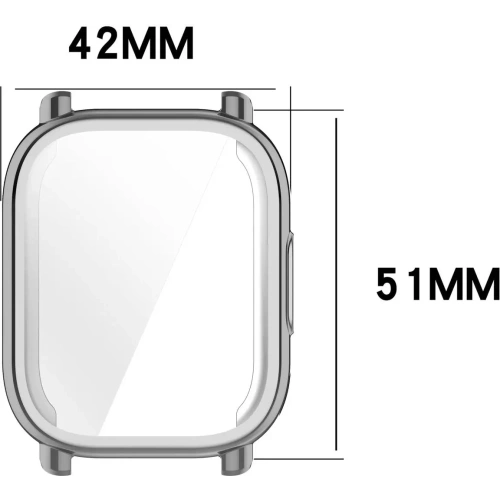 Kup Etui z osłoną ekranu Bizon Case Watch Felipe do Xiaomi Redmi Watch 5 Lite srebrne - BIZ6656 - {ean13} - Sklep Home Screen