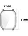 Kup Etui z osłoną ekranu Bizon Case Watch Felipe do Xiaomi Redmi Watch 5 Lite srebrne - BIZ6656 - {ean13} - Sklep Home Screen