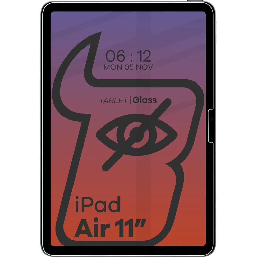 Prywatyzujące szkło hartowane Bizon Glass Tab Clear Shadow do iPad Air 11" M2 6 gen. 2024 [2 PACK]