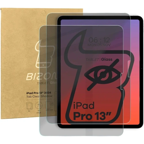 Kup Pryzmatizující tvrzené sklo Bizon Glass Tab Clear Shadow pro iPad Pro 13 2024 [2 PACK] - BIZ6660 - {ean13} - Sklep Home Screen