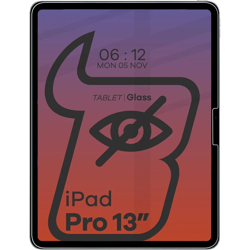 Prywatyzujące szkło hartowane Bizon Glass Tab Clear Shadow do iPad Pro 13 2024 [2 PACK]