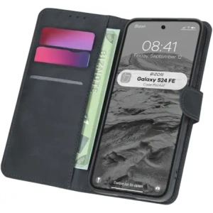Kup Etui z klapką Bizon Case Pocket do Samsung Galaxy S24 FE czarne - BIZ6662 - {ean13} - Sklep Home Screen