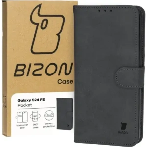 Kup Etui z klapką Bizon Case Pocket do Samsung Galaxy S24 FE czarne - BIZ6662 - {ean13} - Sklep Home Screen