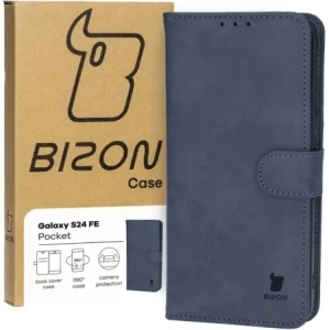 Kup Etui z klapką Bizon Case Pocket do Samsung Galaxy S24 FE granatowe - BIZ6663 - {ean13} - Sklep Home Screen