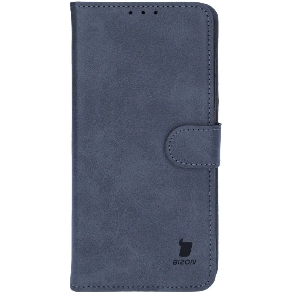 Etui z klapką Bizon Case Pocket do Samsung Galaxy S24 FE granatowe