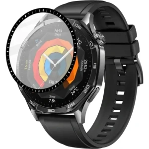 Kup Bizon Glass Watch Edge Hybrid Huawei Watch GT 5 46 mm fekete - BIZ6664 - {ean13} - Sklep Home Screen