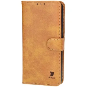 Kup Etui z klapką Bizon Case Pocket do Samsung Galaxy S24 FE brązowe - BIZ6665 - {ean13} - Sklep Home Screen