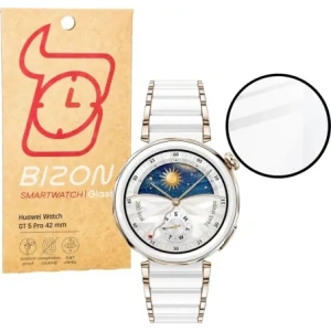 Kup Sklo hybridní Bizon Glass Watch Edge Hybrid pro Huawei Watch GT 5 Pro 42 mm černé - BIZ6667 - {ean13} - Sklep Home Screen