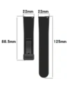 Kup Bizon Armbanduhr Silikon 22 mm schwarz - BIZ6668 - {ean13} - Sklep Home Screen