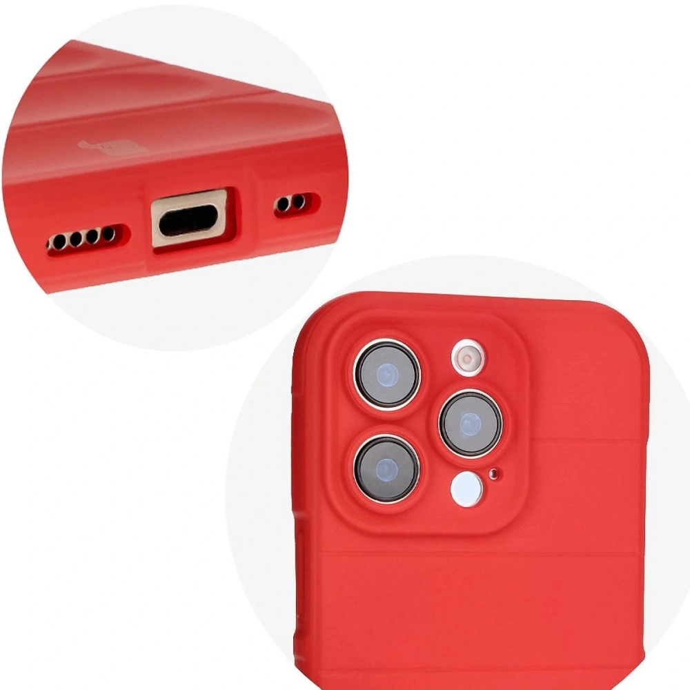 Pancerne etui Bizon Case Tur do Apple iPhone 16 Pro Max czerwone