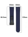 Kup Silikonový pásek Bizon Strap Watch Silicone 22 mm pro smartwatch modrý - BIZ6670 - {ean13} - Sklep Home Screen