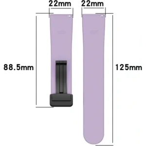 Kup Silikonový pásek Bizon Strap Watch Silicone 22 mm pro smartwatch levandulový - BIZ6671 - {ean13} - Sklep Home Screen